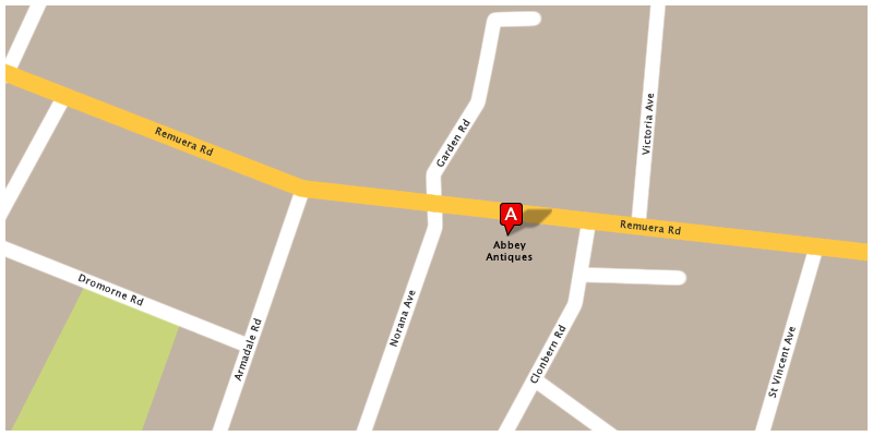 Map of Abbey Antiques Location